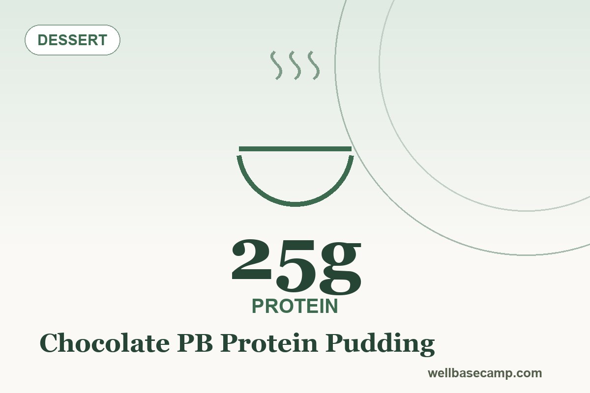 Chocolate Peanut Butter Protein Pudding (25g, 5 Minutes)