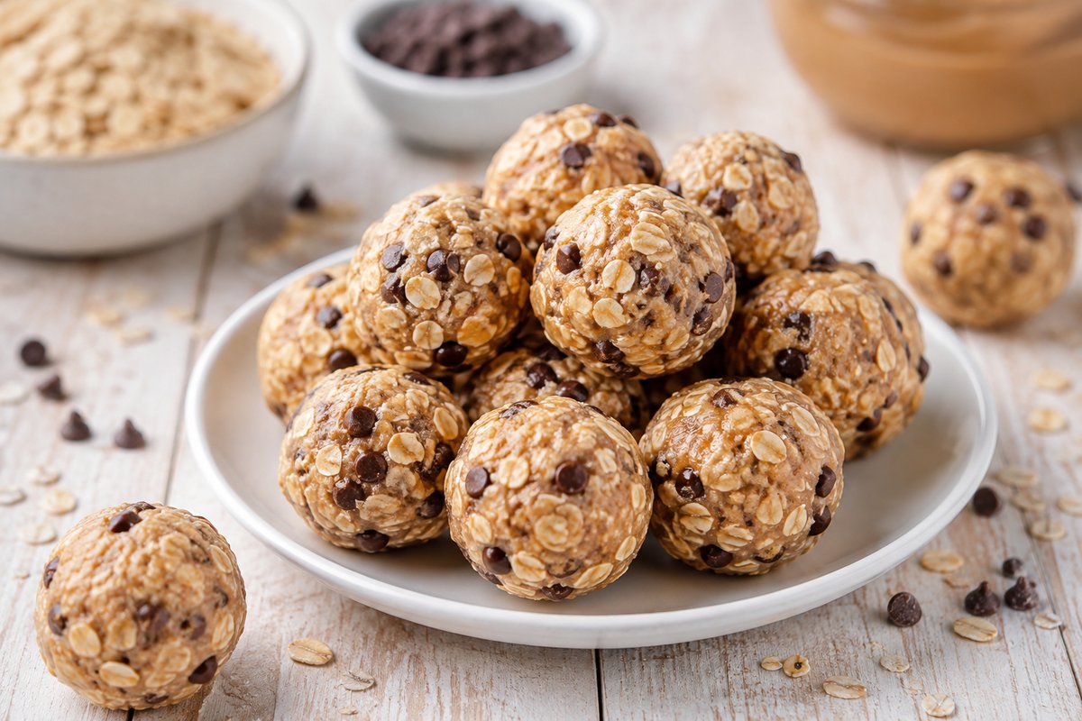No-Bake Peanut Butter Protein Bites (Make-Ahead Snack)